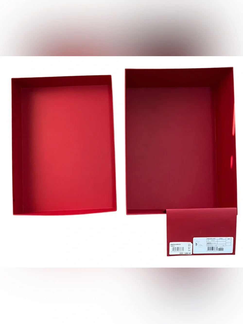 Valentino Garavani Bright Red Embossed Gift Box